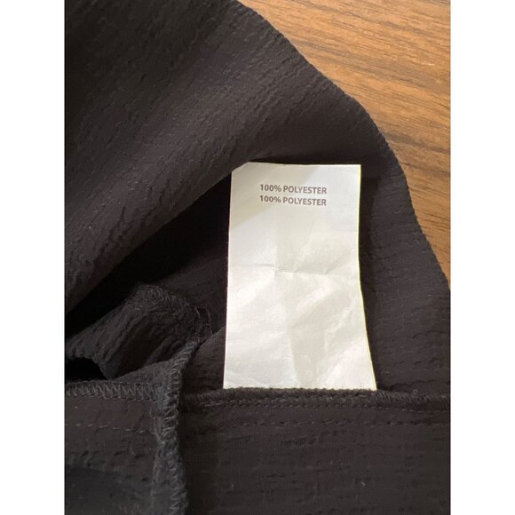 Ramy Brook size S Small Marcie black mini dress cover-up with pompom accent - Picture 5 of 5